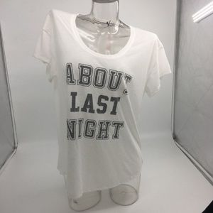 Victoria's Secret About Last Night Graphic Tee